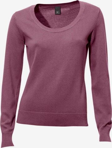 Pull-over heine en violet : devant