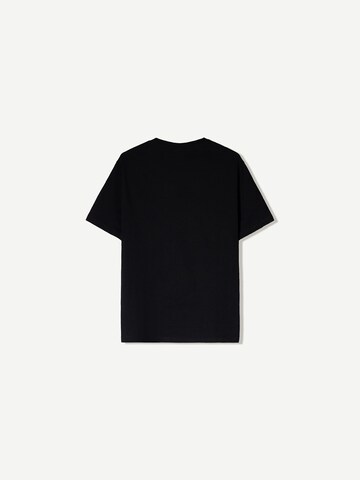 T-Shirt Bershka en noir