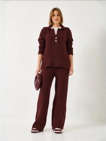 Bianco Lucci Broekpak in Rood