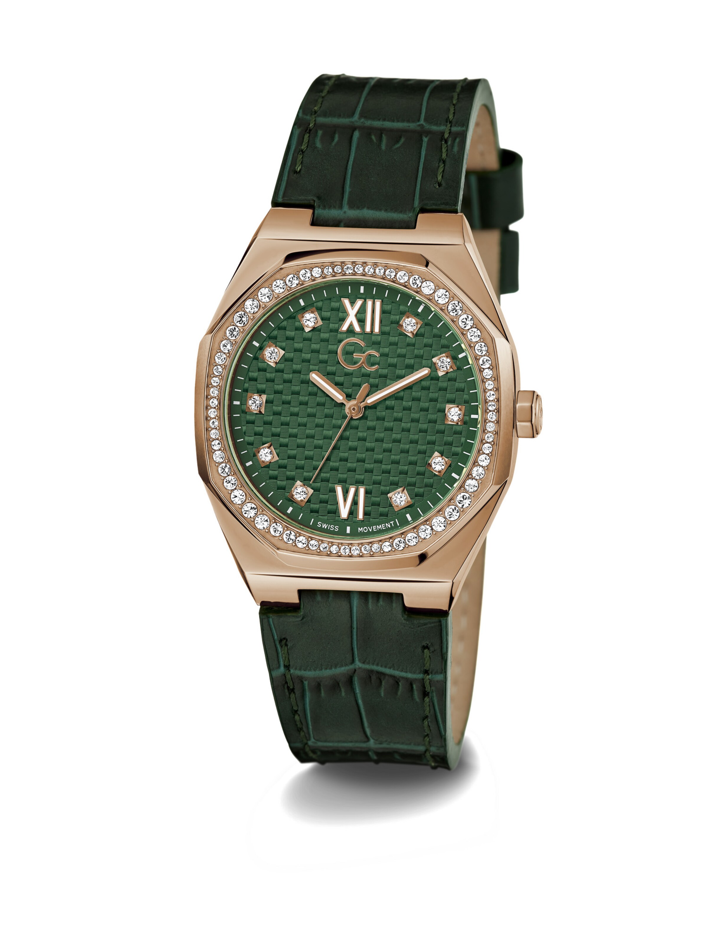 Gc Analoguhr 'Coussin Sleek' in Grün