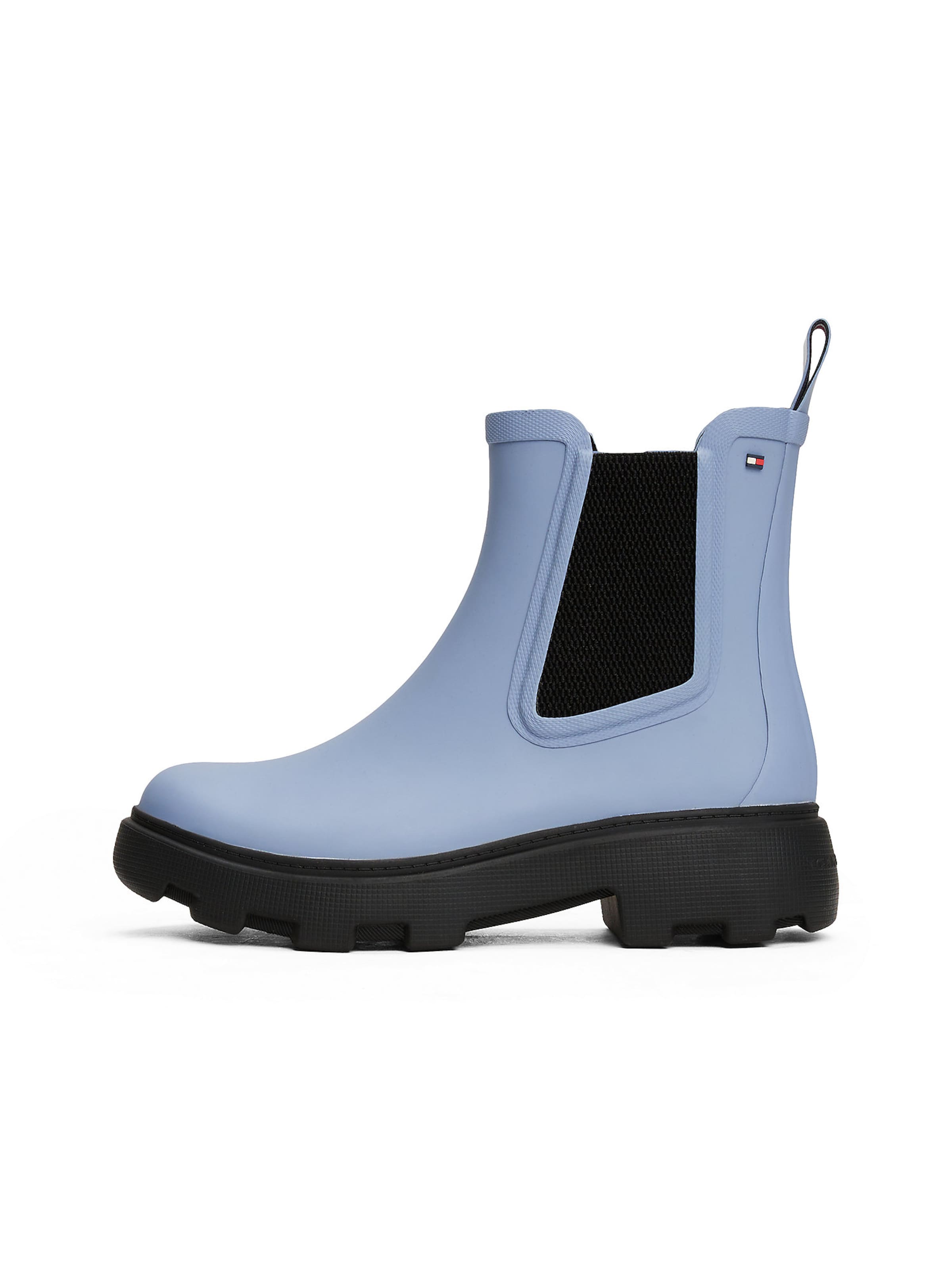 TOMMY HILFIGER Rubber boot in Blue: front