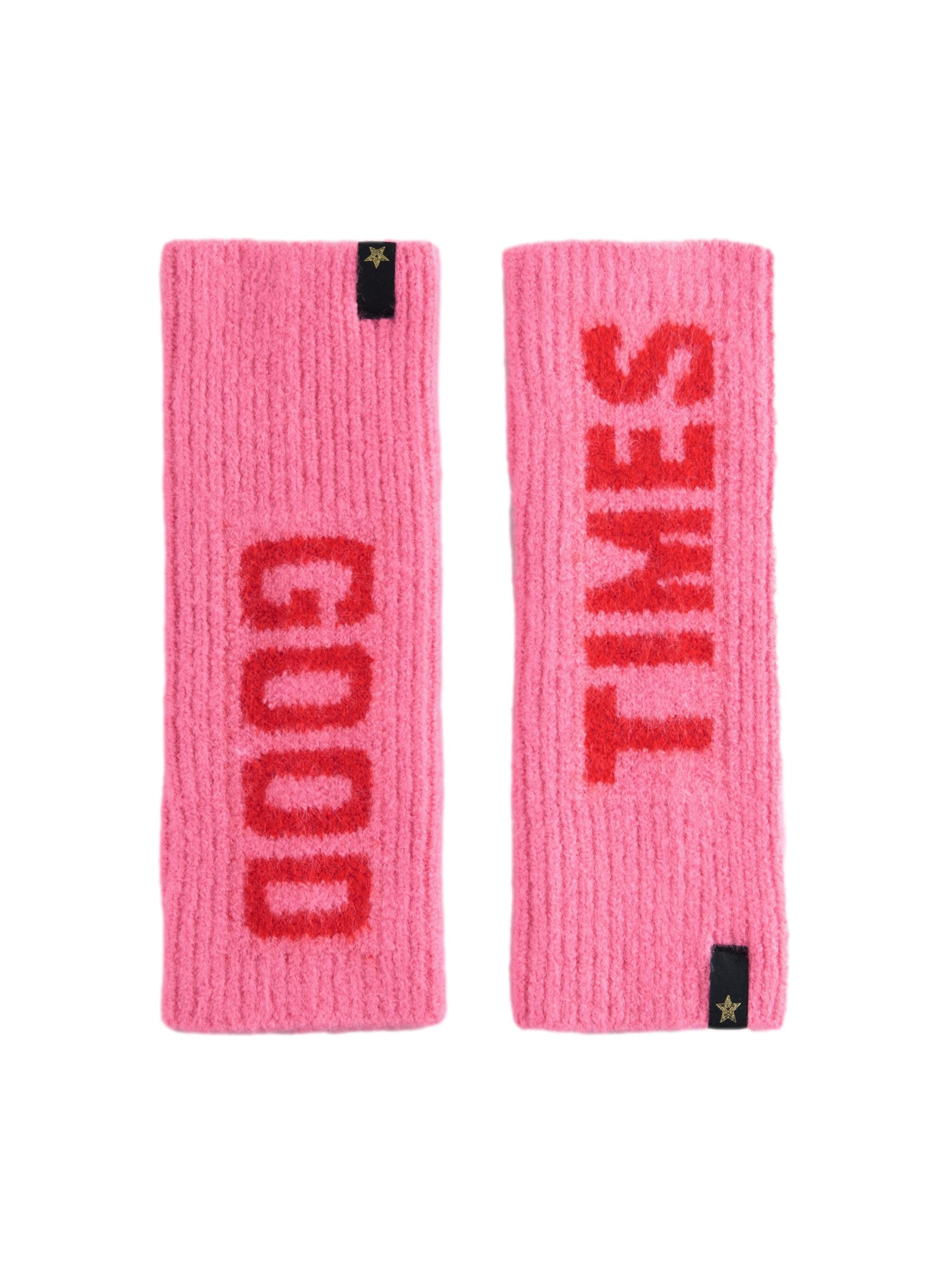 Rockett St George Hand warmers in Pink: front