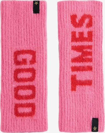 rožinė Rockett St George Pirštinės be pirštų galų: priekis