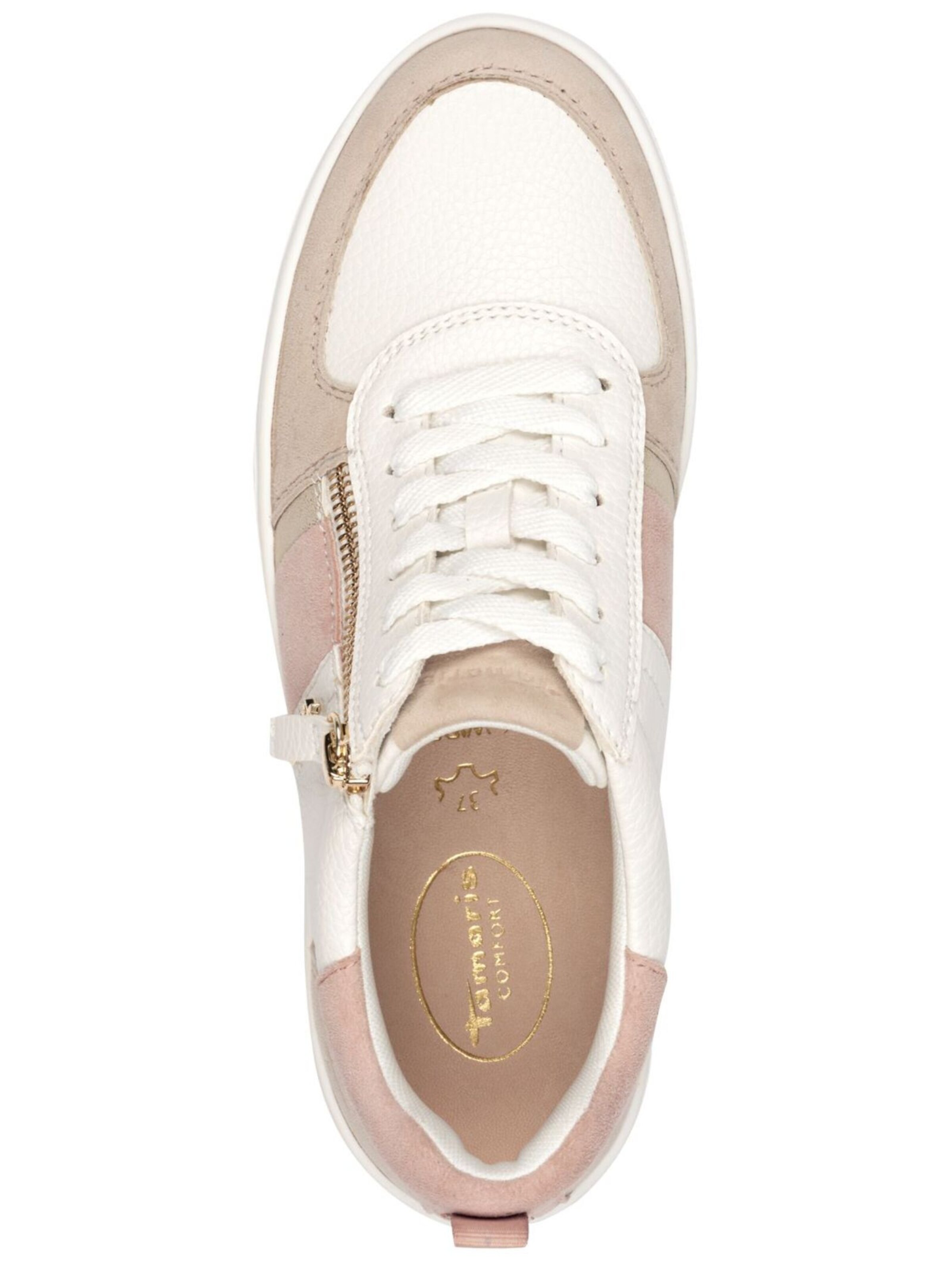 Tamaris Platform trainers in Beige