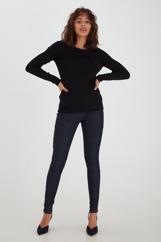 Pull-over 'SARA' PULZ Jeans en noir