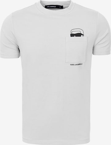 Maglietta di Karl Lagerfeld in bianco: frontale