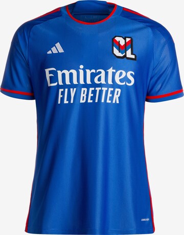ADIDAS PERFORMANCE - Camiseta de fútbol 'Olympique Lyonnais 23/24 Away' en azul: frente