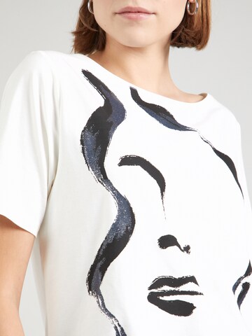 T-shirt s.Oliver BLACK LABEL en blanc