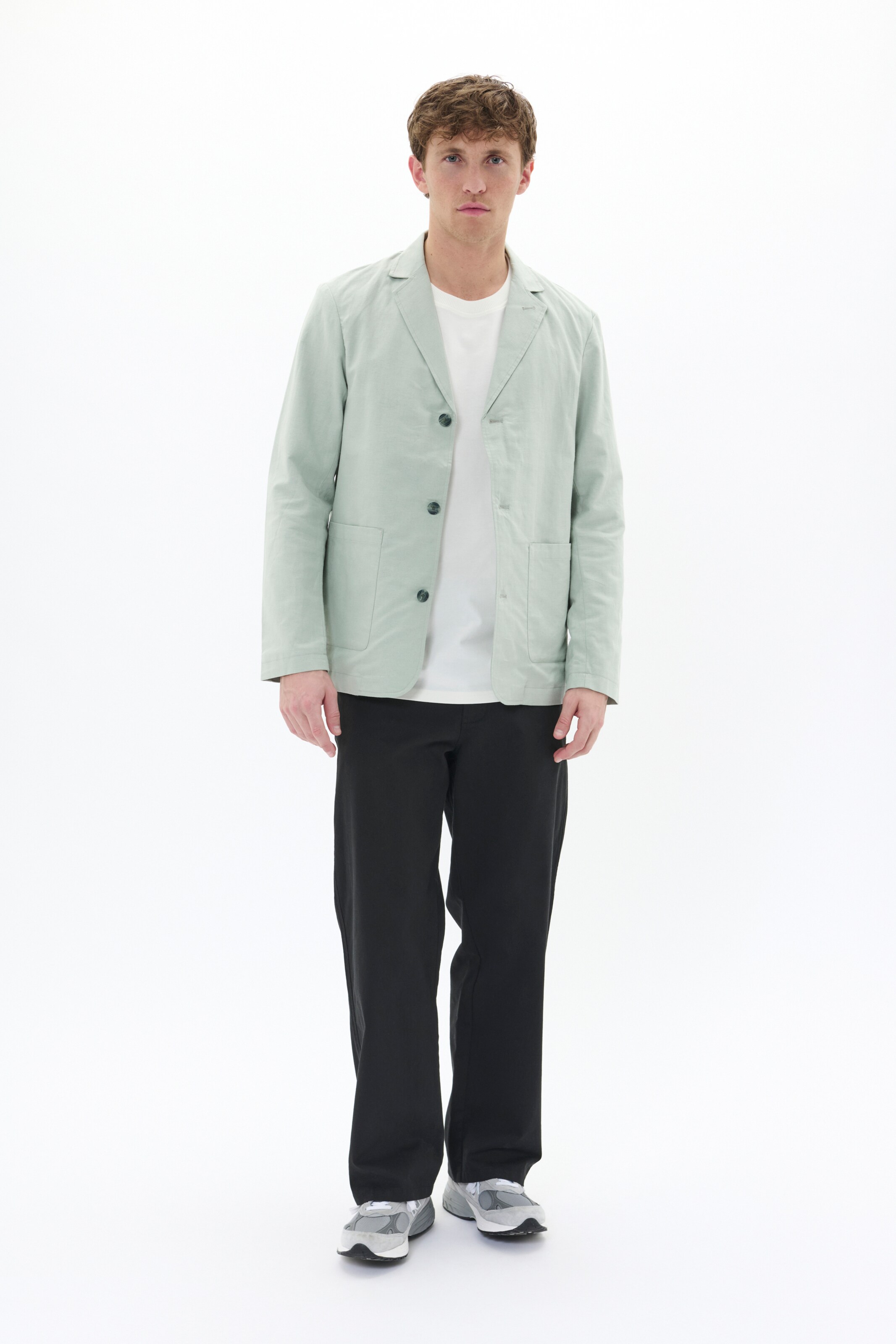 Coupe regular Veste de costume Matinique en gris