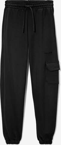 Tapered Pantaloni cargo di TIMBERLAND in nero: frontale