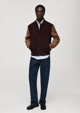 MANGO MAN Between-Season Jacket 'Ember' in Red