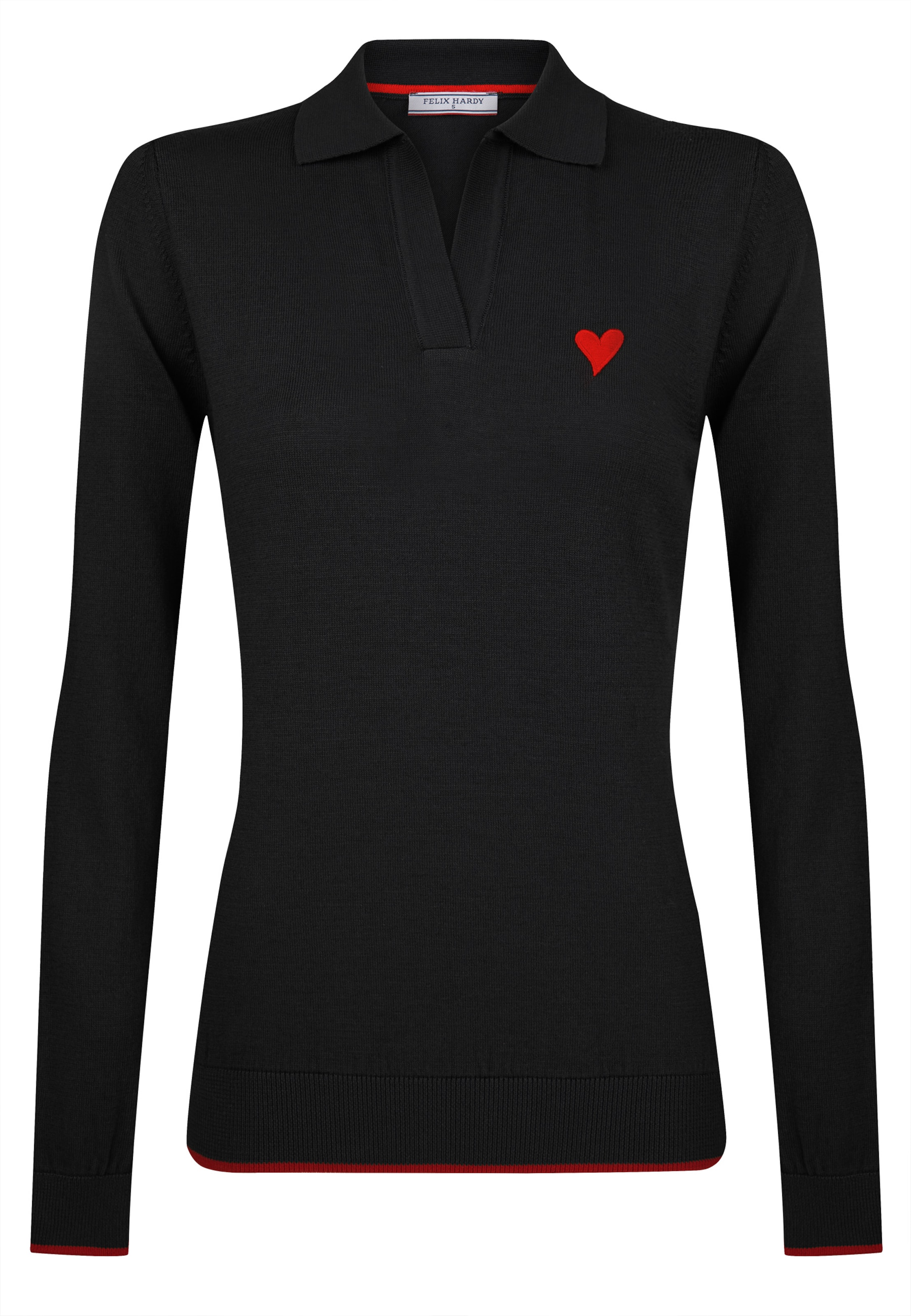 Felix Hardy Пуловер в черно: отпред
