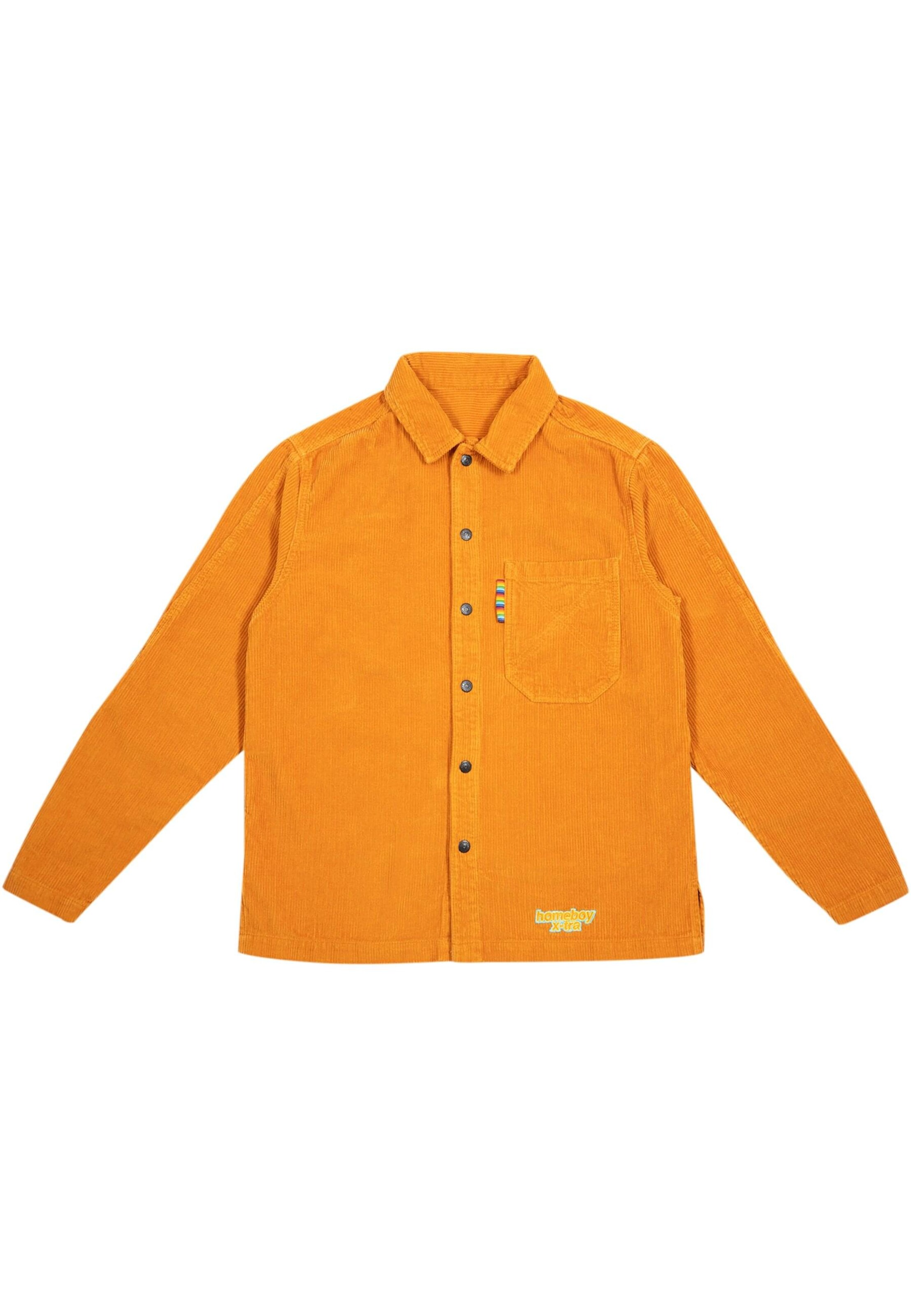 Regular fit Camicia 'Time Warp' di HOMEBOY in arancione: frontale