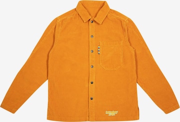 HOMEBOY Button Up Shirt 'Time Warp' in Orange: front