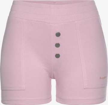 KangaROOS Short Pajama Set in Pink: front