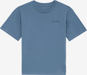 Calvin Klein Jeans - Camiseta 'POLAROID' en azul: frente