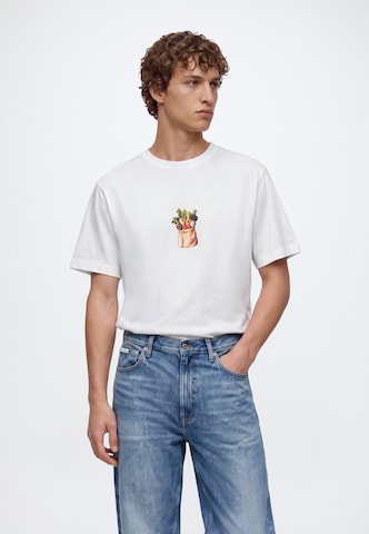 JACK & JONES Футболка 'JORRANDOM' в Белый