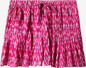MANGO Normalny krój Spodnie w kolorze różowy: przód
