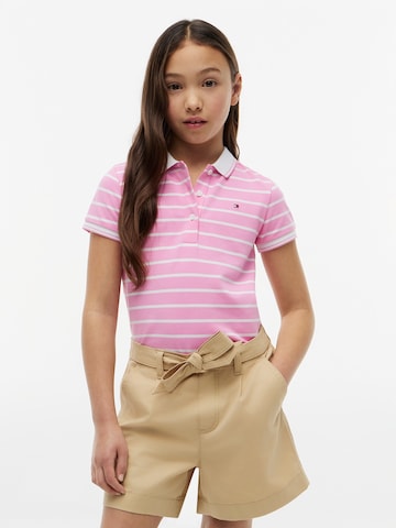 T-Shirt 'ESSENTIAL' TOMMY HILFIGER en rose : devant