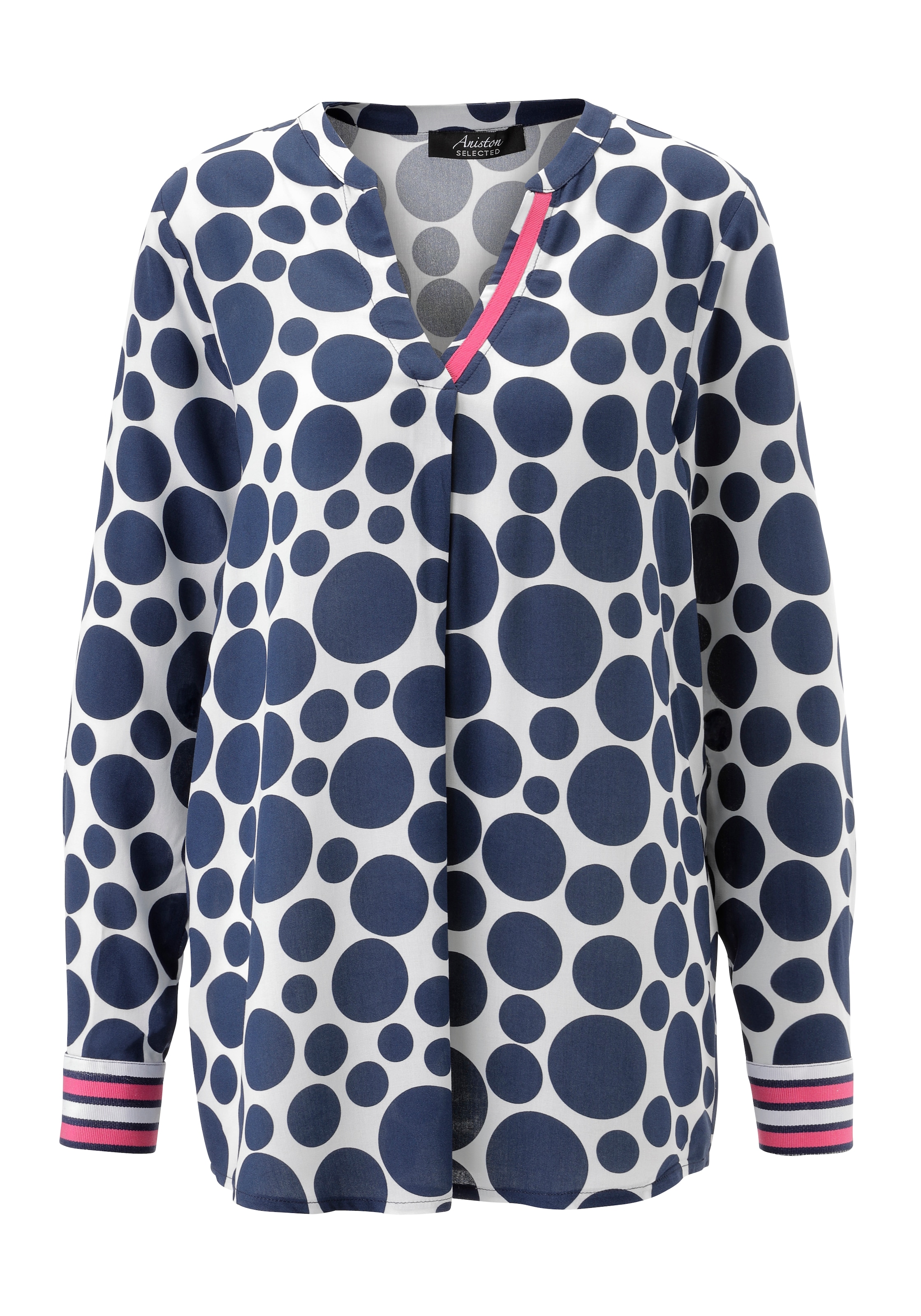 Aniston SELECTED Blouse in Blue: front