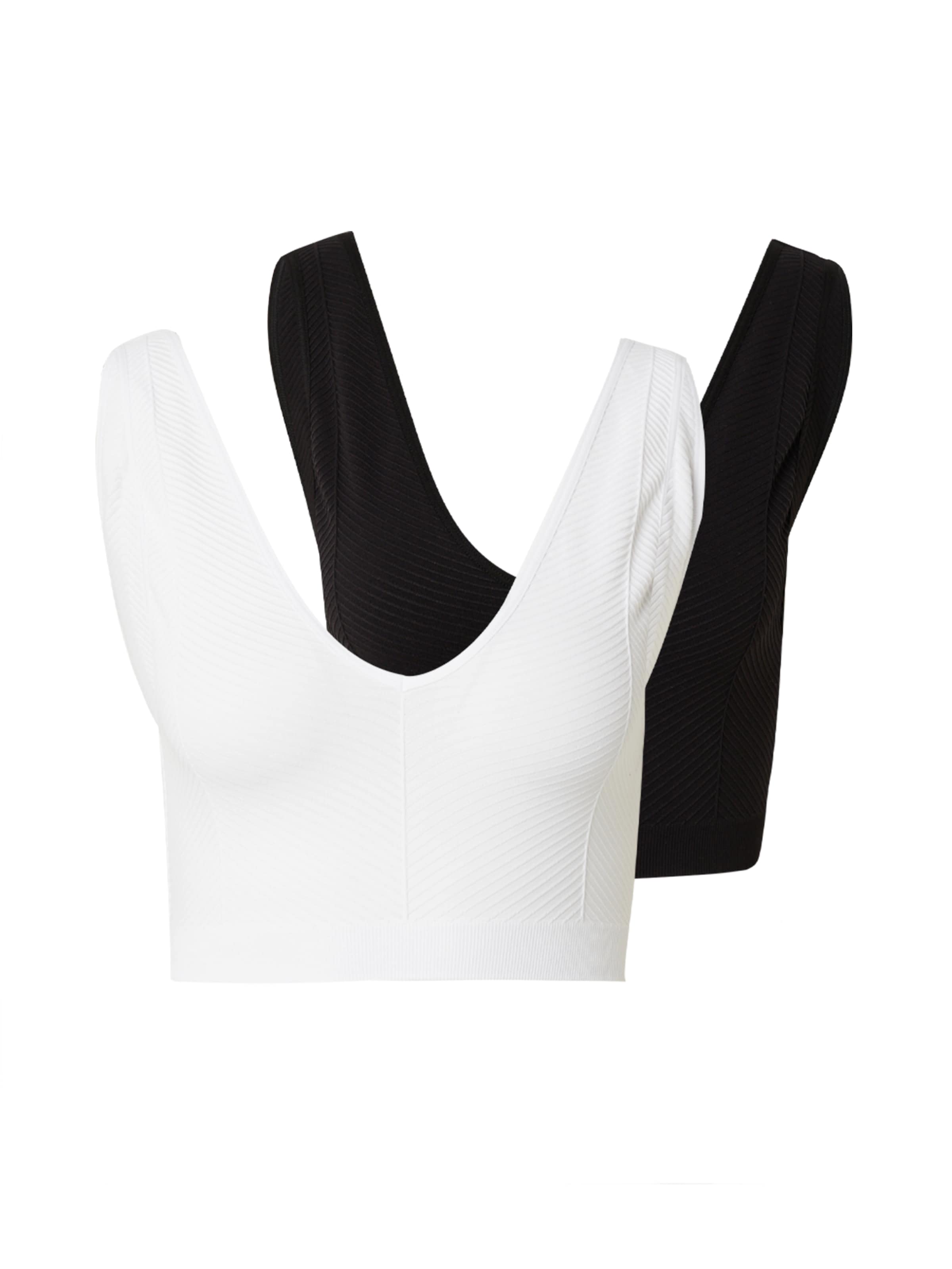 Top 'Greta' di ABOUT YOU in nero: frontale