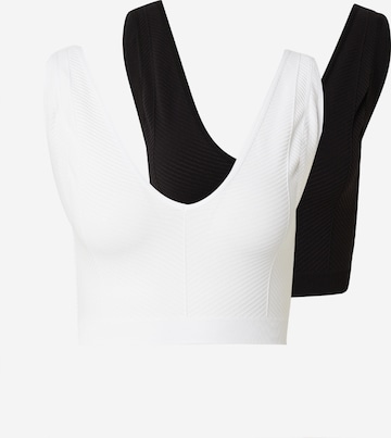 juoda ABOUT YOU Palaidinė be rankovių 'Greta': priekis