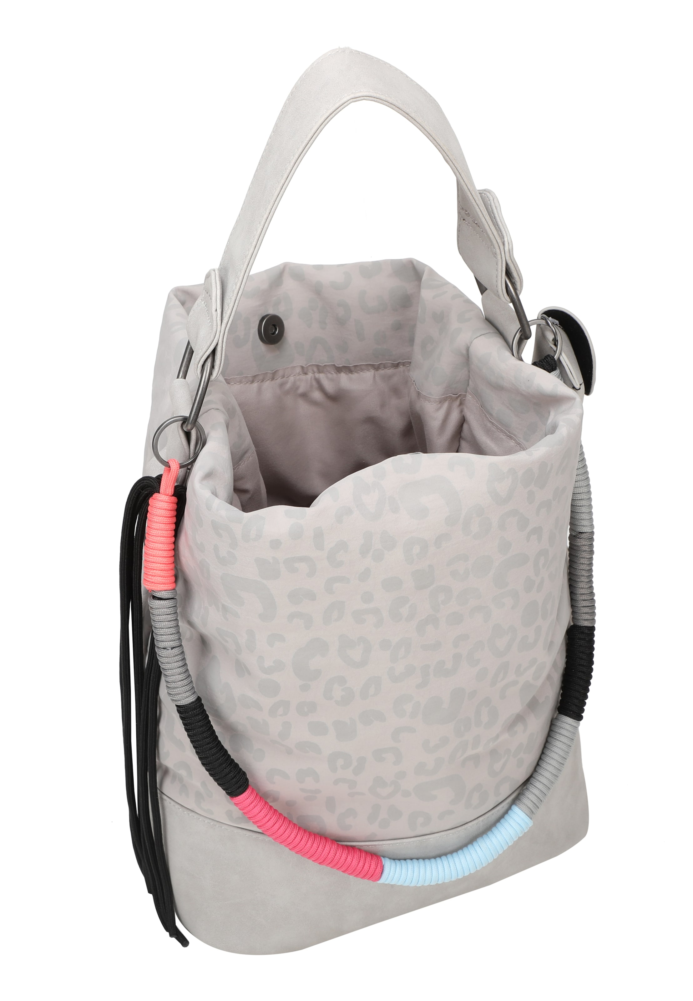 Fritzi aus Preußen Shoulder bag 'Olga Limited Leo Rainbow' in Beige