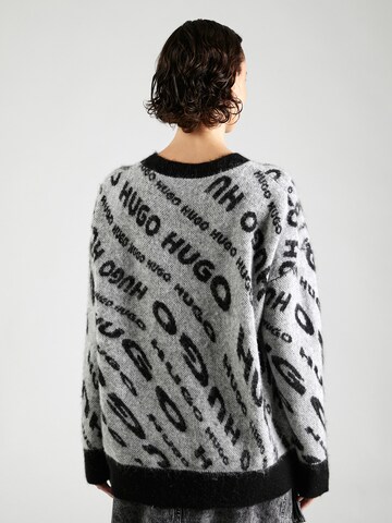 HUGO - Pullover oversized 'Sidimmer' em preto