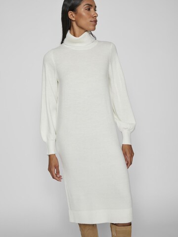 VILA Πλεκτό φόρεμα 'Sara' σε λευκό