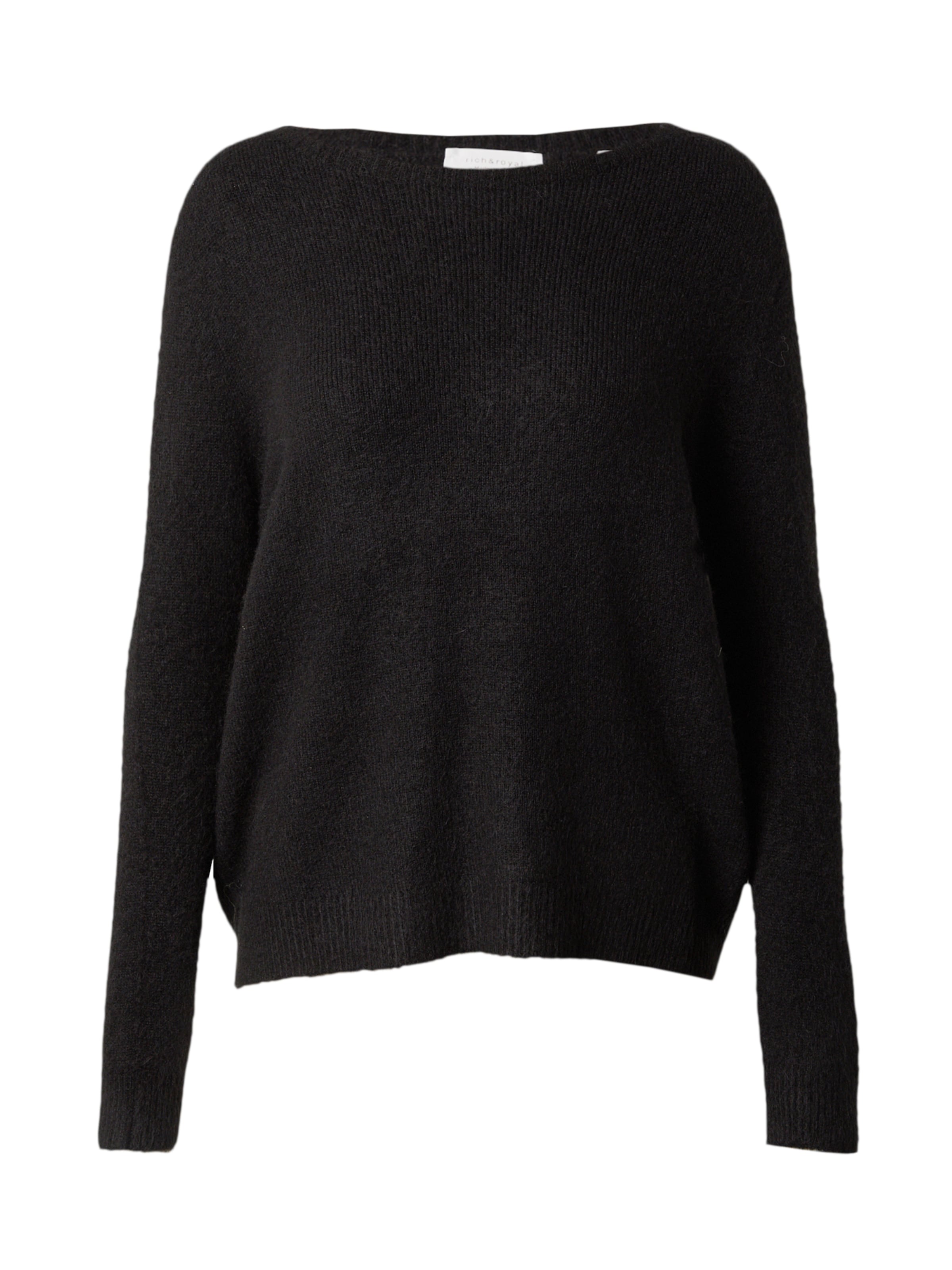 Rich & Royal Sveter - Čierna: predná strana