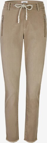 Effilé Pantalon 'LOUISA' Angels en beige : devant