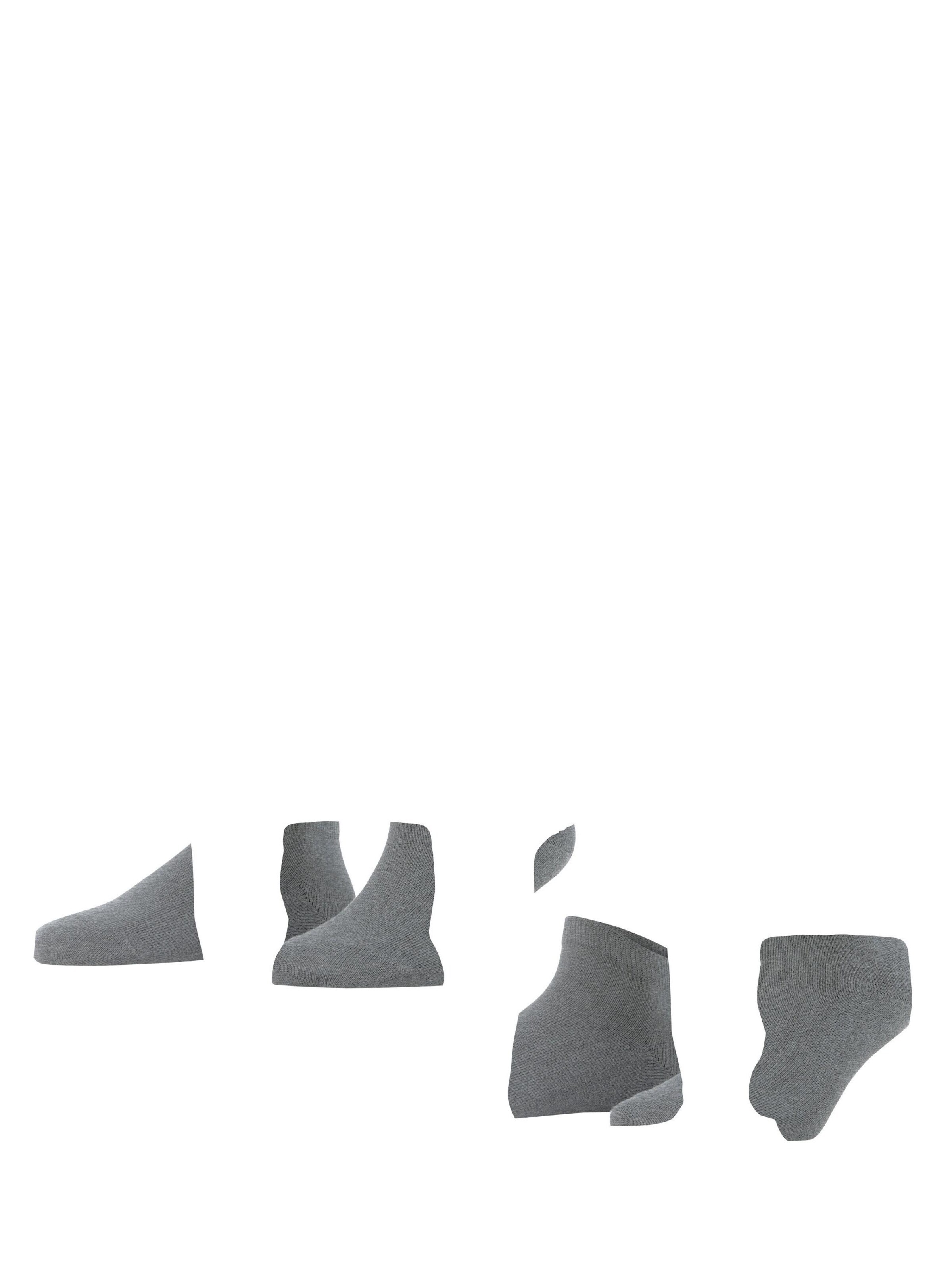 FALKE Füßlinge 'Happy 2-Pack'‌‌‌‌‌‌‌ in Grau: Vorderseite