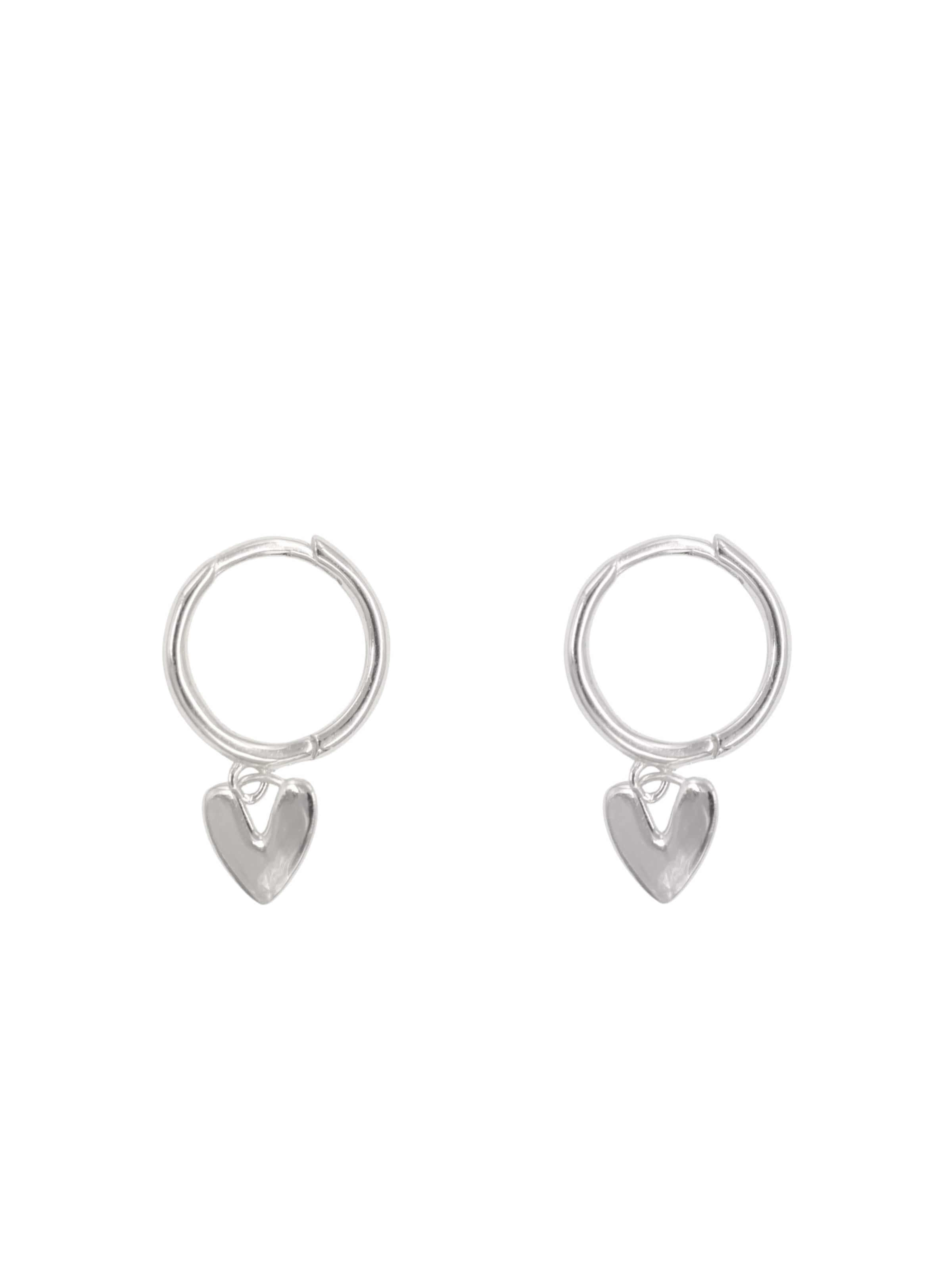 Fräulein Wunder Náušnice - Strieborná: predná strana