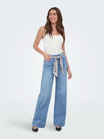 ONLY Wide leg Jeans 'ONLMadison' in Blauw