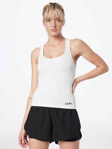 Lapp the Brand Sporttop in Wit: voorkant