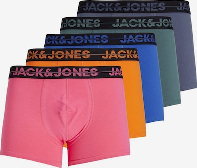 JACK & JONES Boxershorts 'Seth' in blau / jade / orange / hellpink, Produktansicht