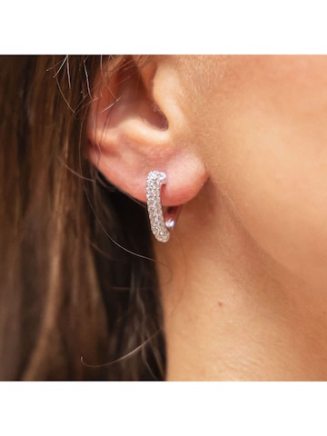 Boucles d'oreilles CELESTA en argent : devant