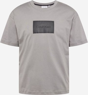 Calvin Klein - Camiseta en gris: frente