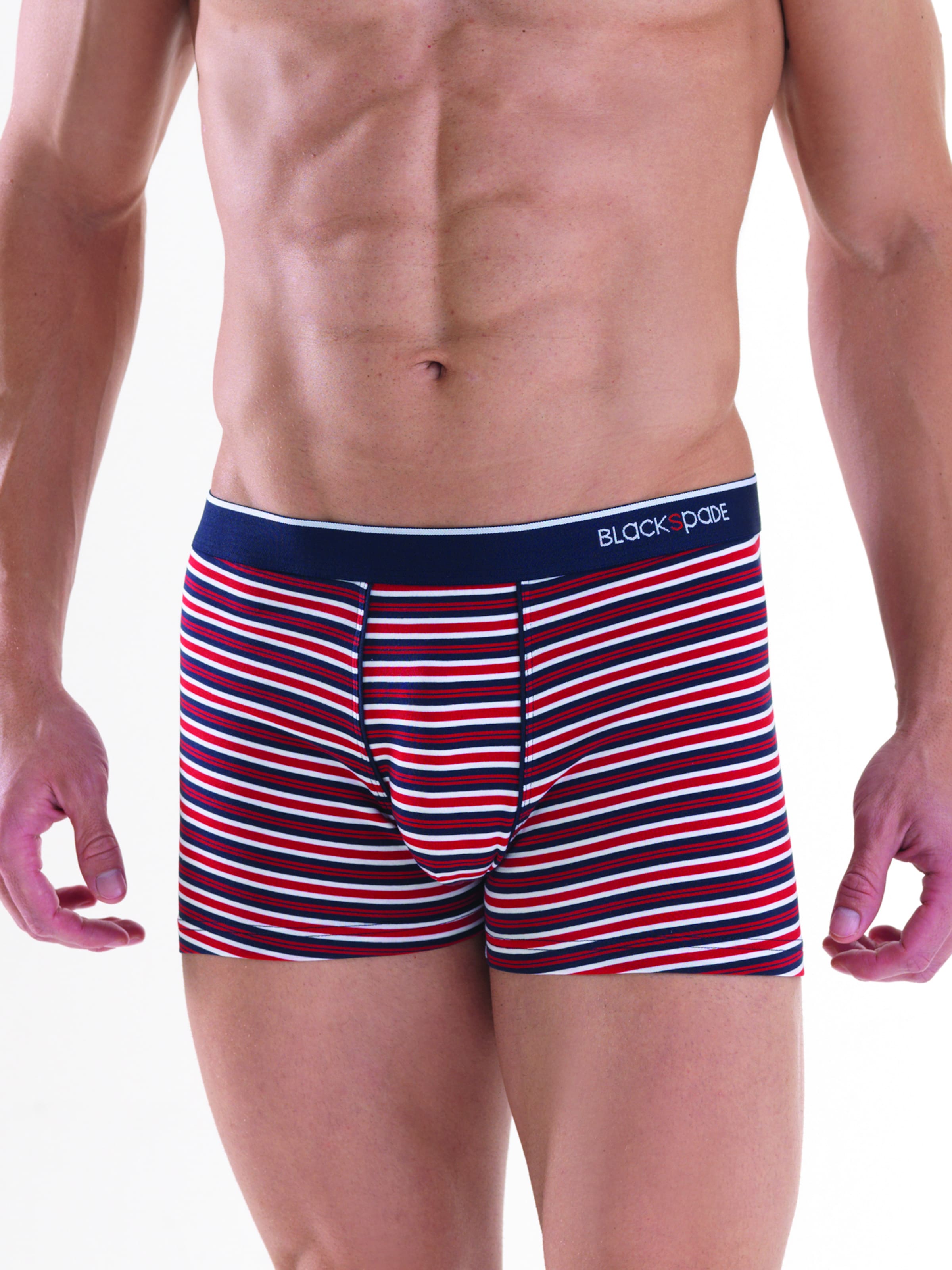 Boxers ' Stripes ' Blackspade en bleu : devant