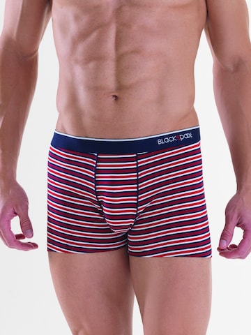 Blackspade Boxershorts ' Stripes ' in Blauw: voorkant