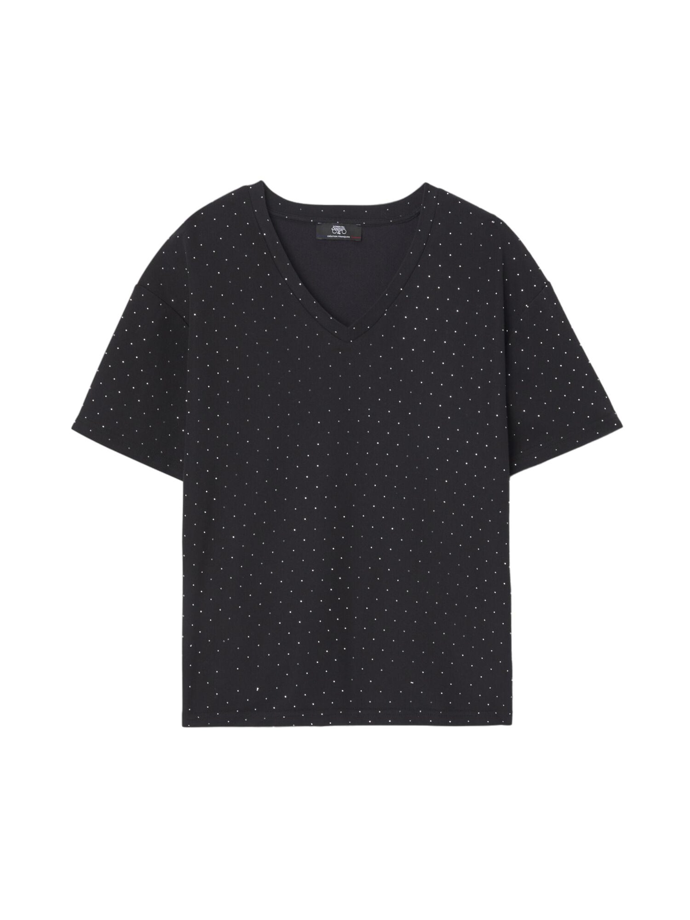 Le Temps Des Cerises Shirt 'Alasko' in Black: front