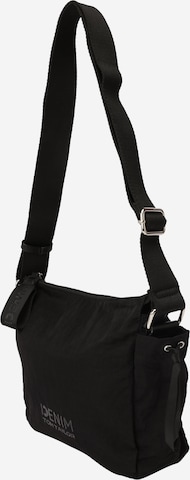 TOM TAILOR DENIM Crossbody Bag 'Carrie' in Black: front