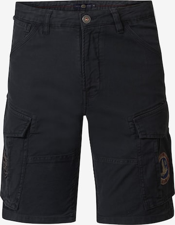 Jeans cargo Petrol Industries en noir : devant