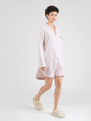 Camicia da notte 'SARTORIAL' di HUGO in rosa: frontale