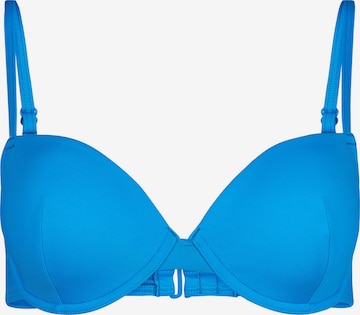 T-shirt Reggiseno di Skiny in blu: frontale