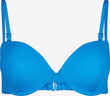 Skiny T-shirt Bra in Blue: front