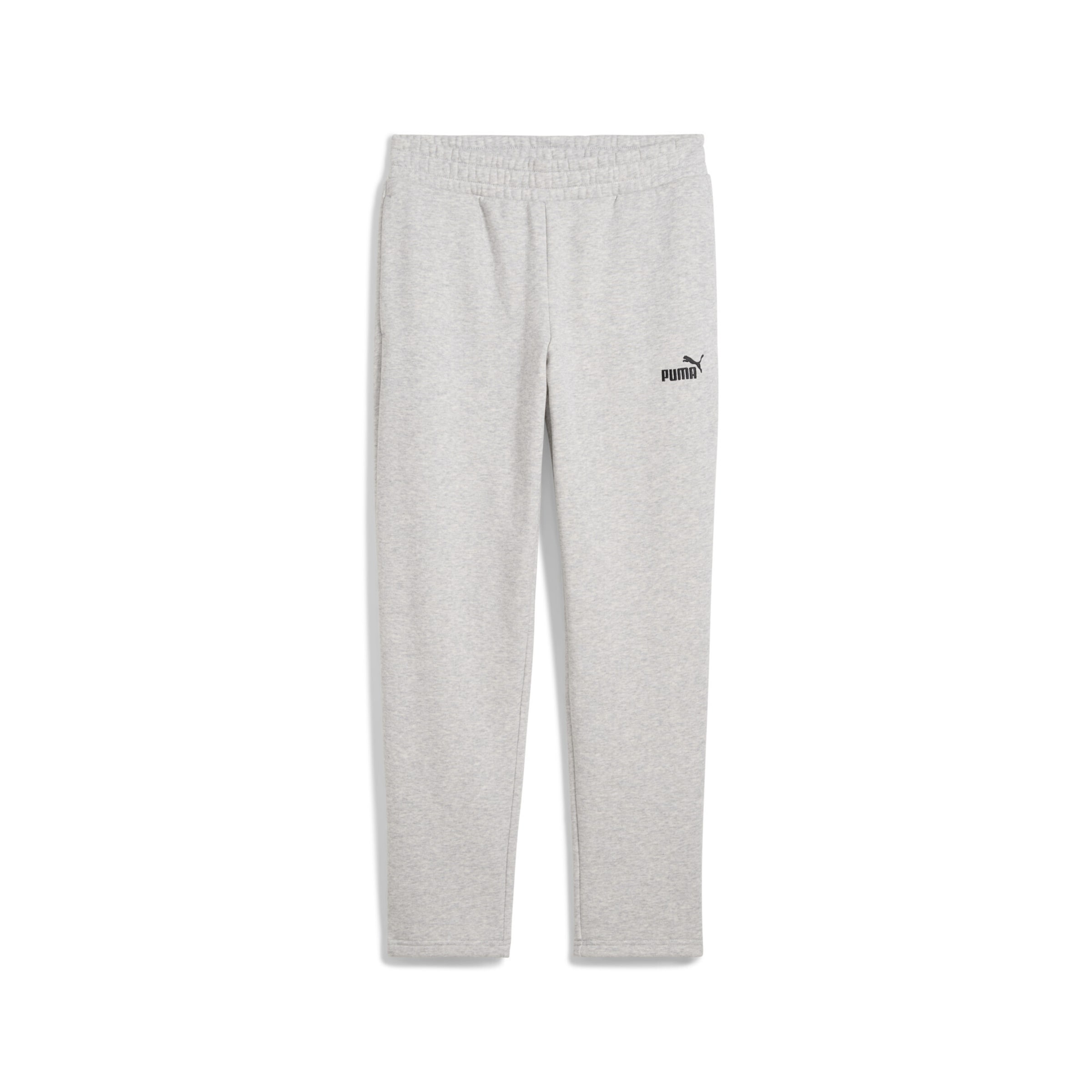 PUMA Slimfit Sportbroek 'Ess No. 1' in Grijs: voorkant