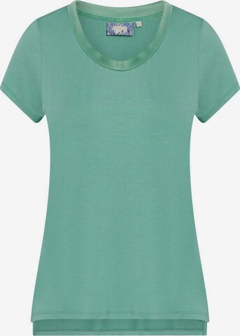 ESSENZA Pajama Shirt 'Luyza' in Green: front