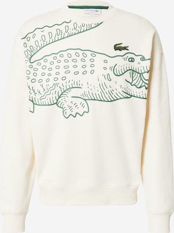 LACOSTE Sweatshirt i vit: framsida