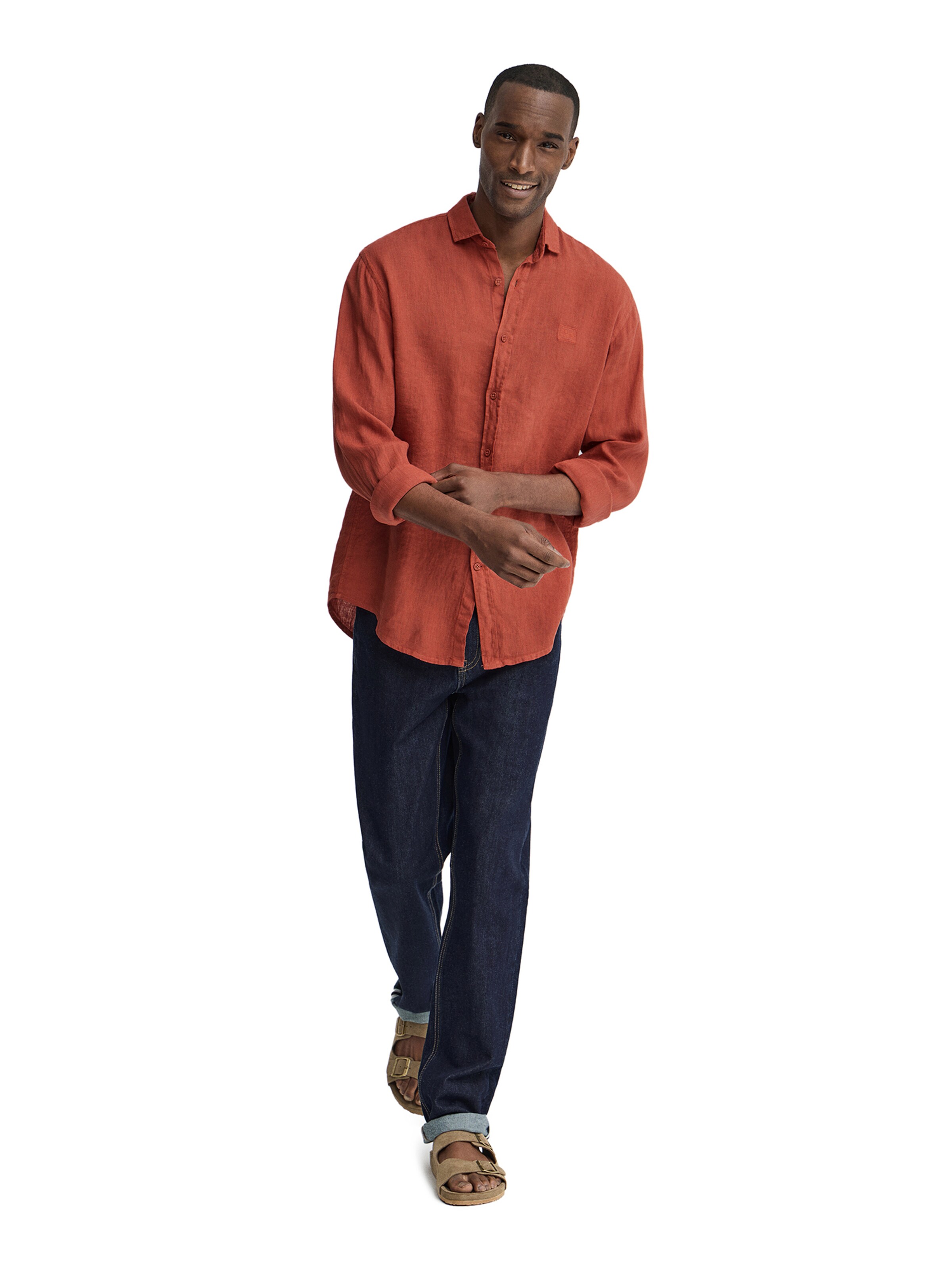 Polo Club Regular Fit Hemd in Rot